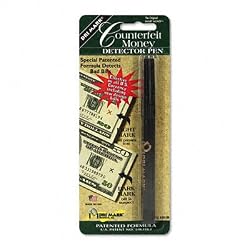 Dri-Mark Smart Money Counterfeit Bill Detector Pen for Use with U.S. Currency, Black/Dark Brown (351B1)