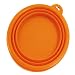 Healthy Diet Ros Silicone Pet Expandable/Collapsible Travel Bowl - Size: 1.5 Cups, Color: Orange