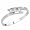 14K White Gold 3 Stone Channel Set Round Diamond Engagement Ring (1/4 cttw, H-I, SI) - Size 6