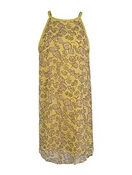 Chiffon Summer Leopard Print Floral Print Lace-Up Party Dress 