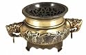 Vintage Style Brass Feng Shui Incence Burner