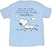 Peanuts Snoopy Accomplish Tomorrow Light Blue T-Shirt Tee