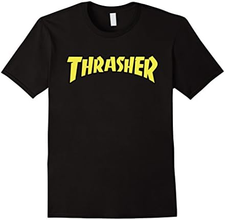 Men's Thrasher Logo T-Shirt 2XL Black