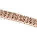 14K Rose Gold 7 8.01ct Cognac & White Diamond Bracelet
