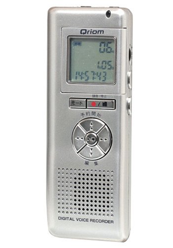 Qriom �L�����I�� �{�C�X���R�[�_�[ (AM/FM���W�I�\��^���\) VR-P702(S) �V���o�[