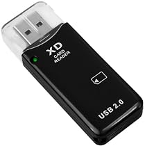 mumbi USB Karten Leser / Schreiber Reader fuer XD Karten / Writer in besonders kompakter Bauform!
