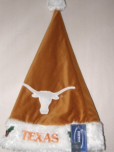 Texas Longhorns 2011 Colorblock Runoff Plush Santa Hat (Quantity of 1)