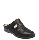 Womens Black Orthopedic Support Clog By Finn Comfort