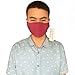 ZWZCYZ 2014 New Unisex Adult PM 2.5 pollen dust mask Washable Activated carbon filter into /Three-dimensional cotton masks (Wine Red)