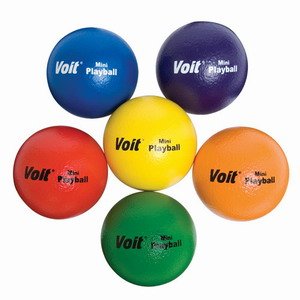 (Price/SET)VOIT Tuff Foam Mini Playball Set of 6