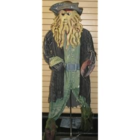 Disney Pirates Of The Caribbean Davy Jones Halloween Costume Child XXL