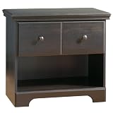 South Shore Furniture, Mountain Lodge Collection, Night Table, Ebony