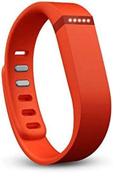 EZMAX Replacement Rubber Band for Fitbit Flex Wireless Activity Bracelet Wristband without Tracker Small Size (Orange)