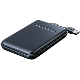 BUFFALO USB2.0�Ή� �ϏՌ��|�[�^�u��HDD TurboUSB�@�\���� 300GB �u���b�N HD-PS300U2-BK
