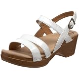 Dansko Womens Surraya White Patent Sandal - Womens Shoes Sandal