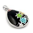 Black With Multi-Color Designo Drop Pendant