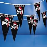 pirate pennant - 100 feet long! great pirate party decoration!