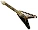 Wicked Cool Black Flying V Electric Guitar Pin