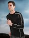 Tri-Mountain Men's Jacquard Crewneck Long Sleeve Shirt. K606