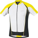 Gore Men's Contest FZ Jersey, Lemon/White/Black, Large