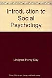 An introduction to social psychology