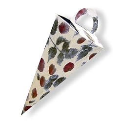 Pressed Flowers - Icicle Shaped Favor Boxes (set of 6)
