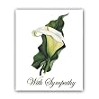 Calla Lily - Sympathy Gift Enclosure Cards (set of 12)