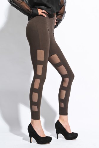 Belle of the Brawl - Women's Candy Mesh Leggings (Army)
