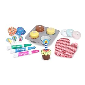 Melissa & Doug Bake and Decorate Cupcake Set