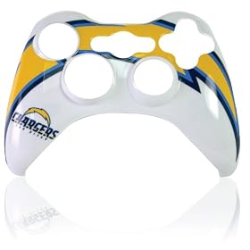 Xbox 360 Official NFL San Diego Chargers Controller Faceplate
