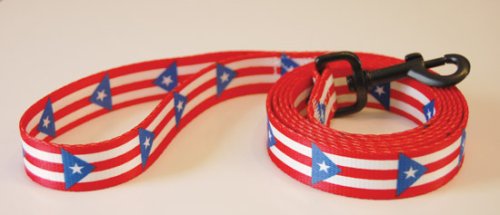 National Flag of Puerto Rico Dog Leash ... 4 ft