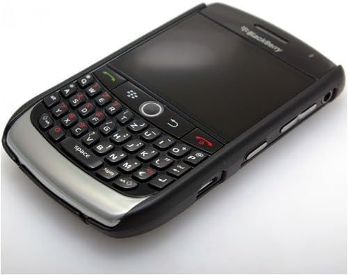 Cozip Brand Rubberized Polycarbonate Snap on Slim fit Case Cover for RIM Blackberry Javelin 8900 ( Black ) - Made in Korea