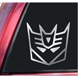 Transformers Decepticon Style #2 Vinyl Decal Sticker - Shiny Chrome