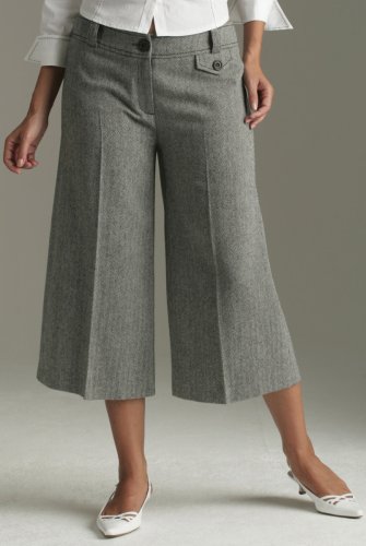 Per Una Cropped Tweed Trousers clothing