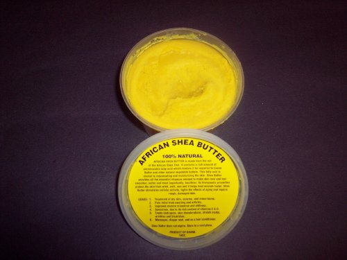 nature and herb Soft & Fine African Shea Butter Cream From Ghana (100% Natural), About 14 Oz Net Weight