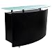 "Nautilus" Black Reception Desk
