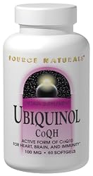 Source Naturals Ubiquinol CoQh 100mg, 60 Softgels