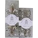 Fleur de Lis or Geometric Abstract French Design Napkin Ring Set of 4