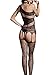 Microcosm Sexy Mesh Lingerie for Women Open Crotch Corest Fishnet Mini Dress (Style#3)