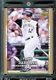2007 Upper Deck First Edition Baseball Card #259 Freddy Sanchez Pittsburgh Pirates - Mint Condition - In Protective Display Case !