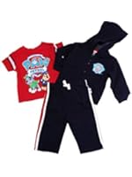 Paw Patrol Boys 3 Piece Sweatshirt Hoodie Red Shirt Pants