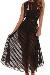 Polyester/Spandex Spring Summer Winter Sleeveless Evening Dress/Maxi Dress 