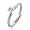 14k White Gold Round 4-Prong Solitaire Diamond Ring (.05 ct, I-J Color, I1-I2 Clarity) - Size 5