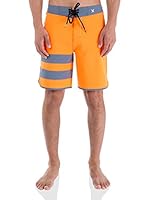 Hurley Bóxer Baño Phantom Block Party 19' (Naranja)