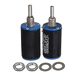 Yibuy 2PCS WXD3-13 　多回転ポテンショメータ 2W 100KΩ