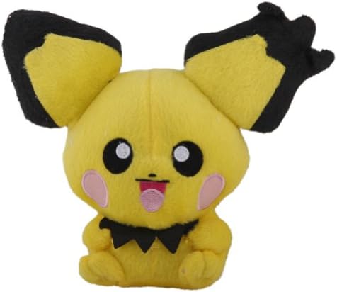 Worldwidesale New Yellow 7" Pokemon Pichu/pikachu Big Ear Soft Plush Doll Toy Best Birthday and Christmas Gift for Children