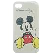 iPhone 4S / 4G / 4 Classic Design Mickey Mouse Disney on white TPU Protector Cover Case - Includes TWO Bonus Personal Charm Straps!
