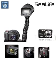 Sealife DC800 Pro 8.0 Megapixel 4 X Optical Zoom 2.7- Inch LCD Screen Underwater/Land Camera in Removable Housing with Digital Pro Flash