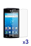 Tri-Pack Screen Protector for Samsung Captivate i897 (Galaxy S) AT&T