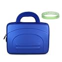 Blue Eva Amazon Kindle DX Hardshell Carrying Case + Live*Laugh*Love Wrist Band!!! (Kindle DX Not Included)